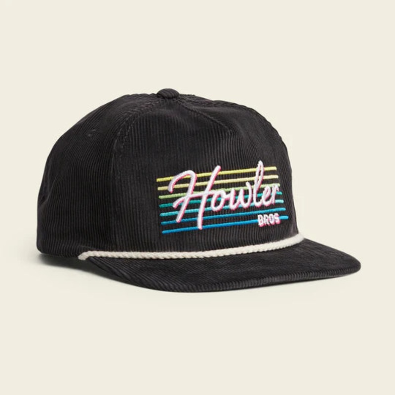 Howler Bros – Beach Club Snapback – Antique Black Corduroy