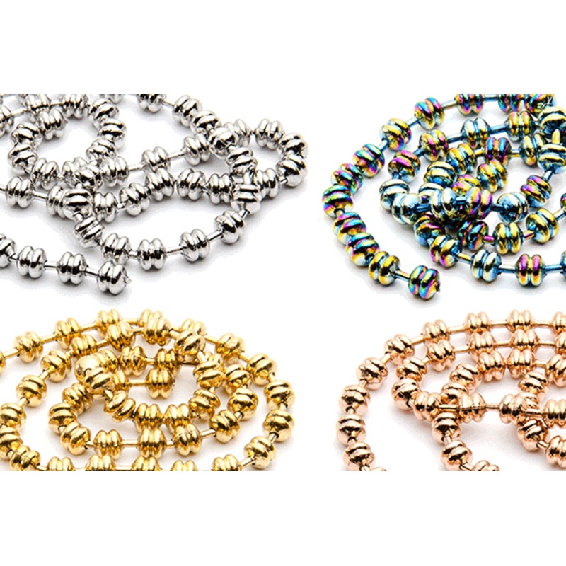 MFC Bi Chain|Black|Copper|Gold|Rainbow|Silver|2.4mm|3.2mm|4.0mm