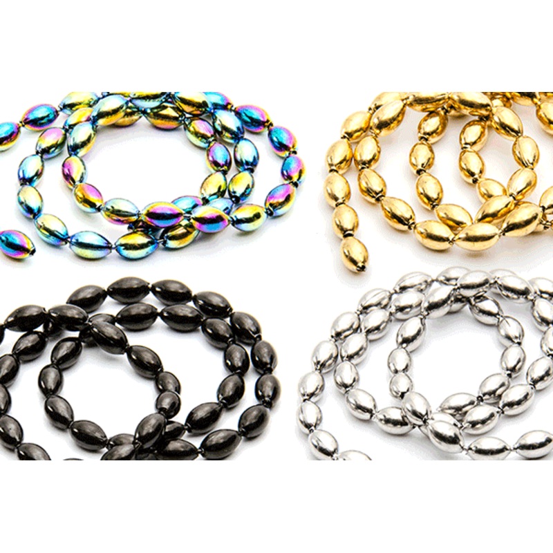 MFC Bulb Chain|Black|Copper|Gold|Rainbow|Silver|2.4mm|3.2mm|4.0mm