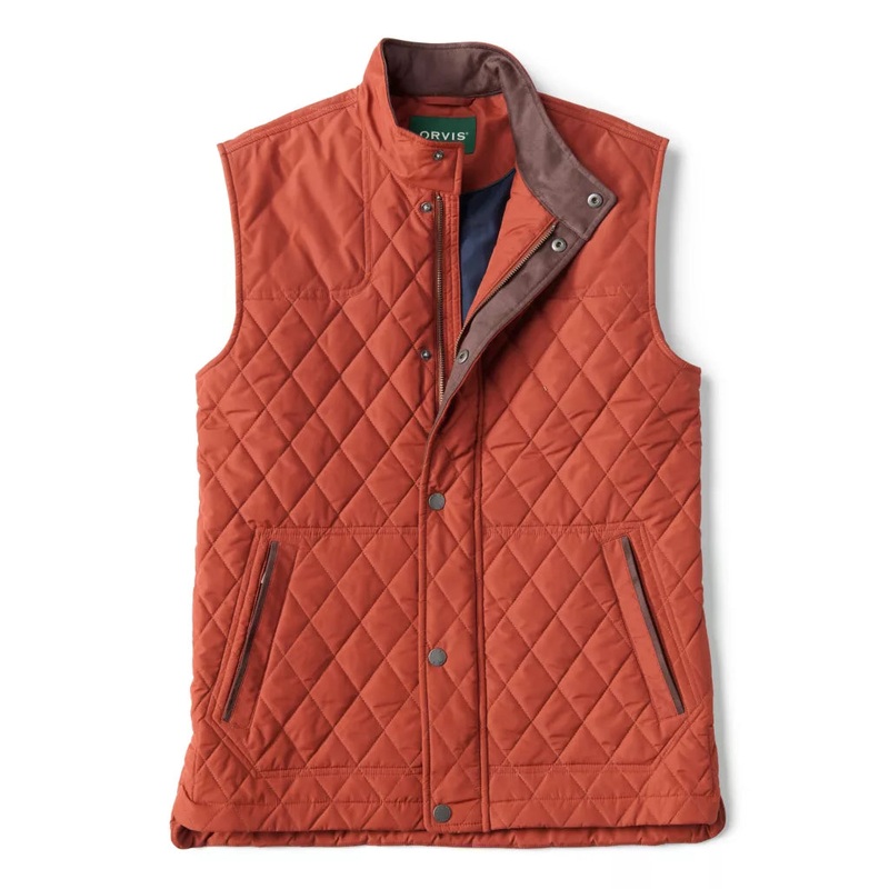 Orvis – RT7 Quilted Vest – Russet