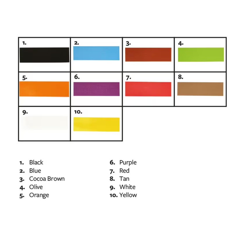 Fulling Mill Hard Foam Block|Black|Blue|Cocoa Brown|Olive|Orange|Purple|Red|Tan|White|Yellow