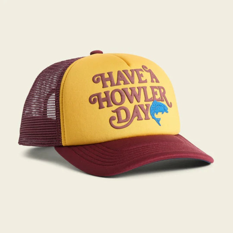 Howler Bros – Have a Howler Day Foam Dome – Gold/Maroon