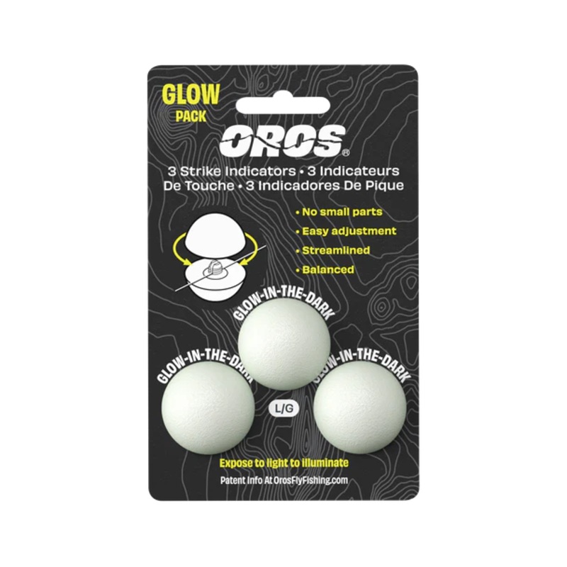 Oros Strike Indicator – 3 Pack – Glow-in-the-dark
