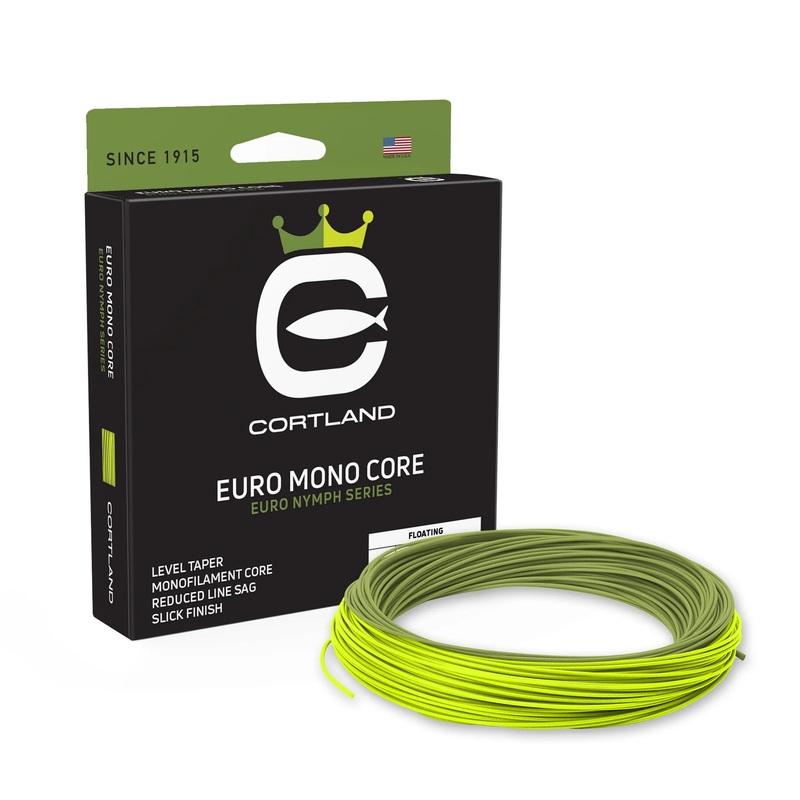 Cortland Euro Nymph Mono Core Fly Line – Gecko Green/Chartreuse