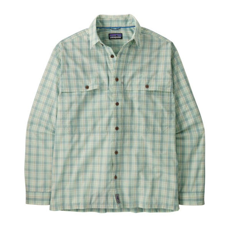 Patagonia – Men’s Long-Sleeved Island Hopper Shirt –  Dipper: Rinsed Green