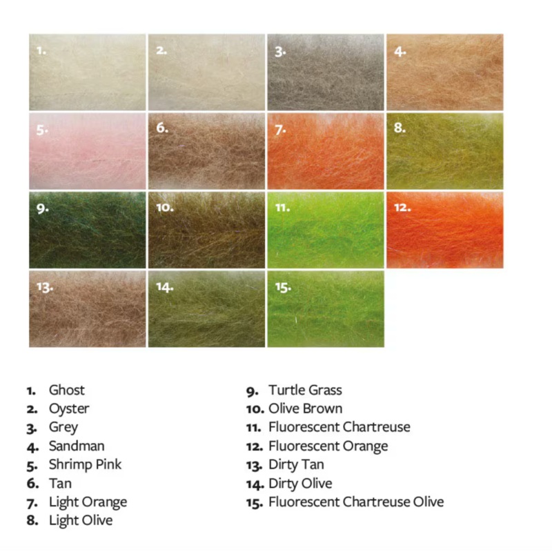 Salty Shrimp Brush Small|Dirty Olive|Dirty Tan|Flourescent Chartreuse|Flourescent Chartreuse Olive|Flourescent Orange|Ghost|Grey|Light Olive|Light Orange|Olive Brown|Oyster|Sandman|Shrimp Pink|Tan|Turtle Grass