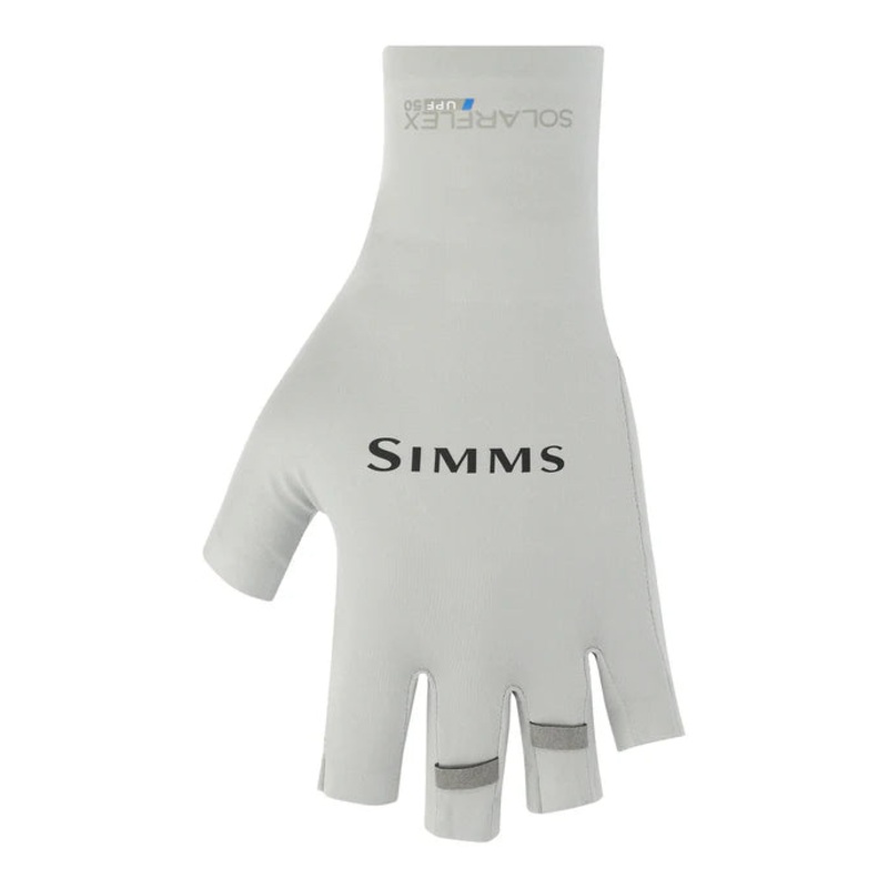 Simms SolarFlex Half-Finger Sun Gloves – Sterling