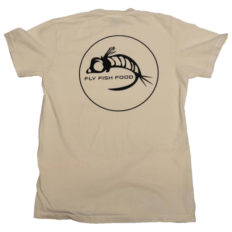 Fly Fish Food Logo Tee – Cream
