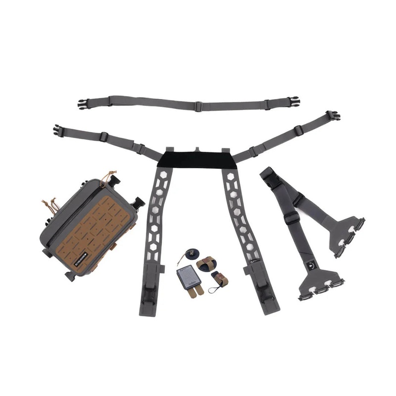 Scout Chest Rig Angler Essentials System – Wolf Grey