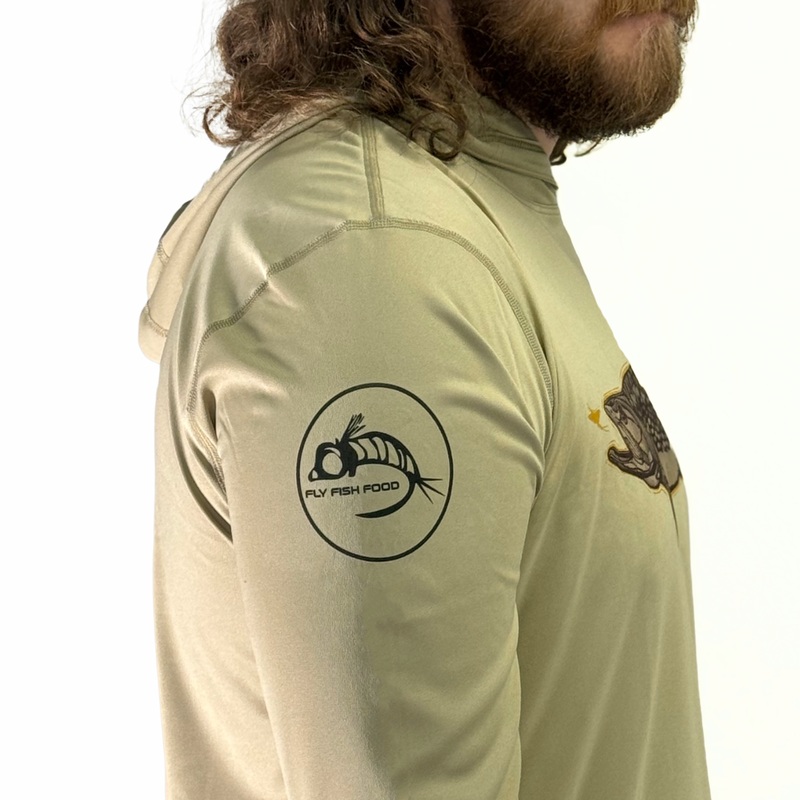 Simms Men’s Tech Hoody – Artist Series – Stone Trout Fly FFF Logo