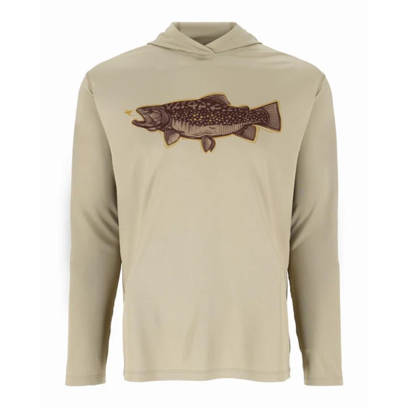 Simms Men’s Tech Hoody – Artist Series – Stone Trout Fly FFF Logo