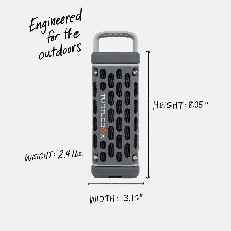 Turtlebox Audio Ranger Speaker – Gray
