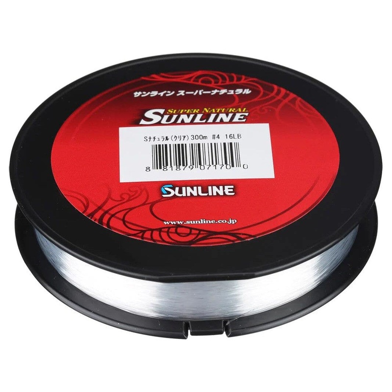 Sunline Super Natural 330Yds|4lb|6lb|8lb|10lb|12lb|14lb|16lb|Clear|Green