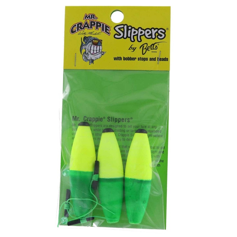 Betts Mr. Crappie Slippers|1 1/2″ Cigar 3pk|2″ Cigar 3pk|2 1/2″ Cigar 3pk