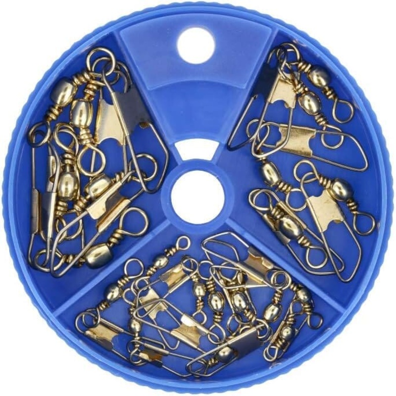 Eagle Claw Terminal Kit|02180H-001 Round|02180H-008 Removal Split|05010H-001 Lake & Stream|01181-001 Snap Swivel