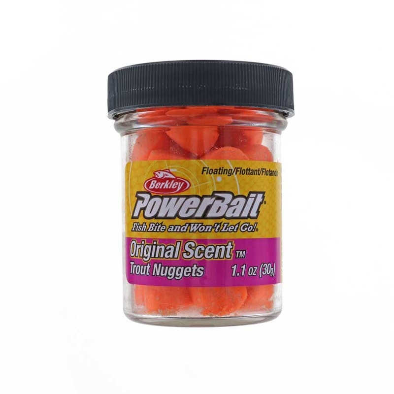 PowerBait Power Nuggets|Captain Amercia|Sherbert|Chartreuse|Fluorescent Orange|Fluorescent Red|Pink|Yellow|Rainbow