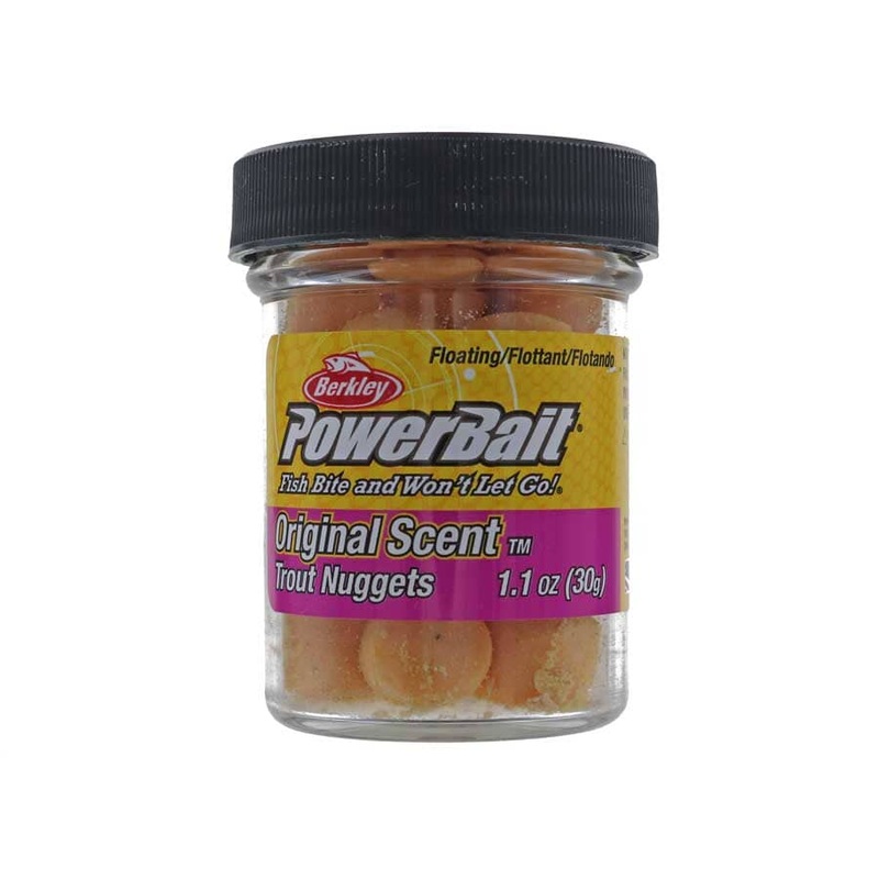 PowerBait Power Nuggets|Captain Amercia|Sherbert|Chartreuse|Fluorescent Orange|Fluorescent Red|Pink|Yellow|Rainbow