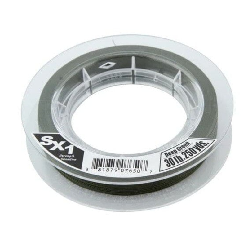 Sunline SX1 Braided Line|10lb|12lb|16lb|20lb|40lb|50lb|Deep Green|Hi-vis Yellow