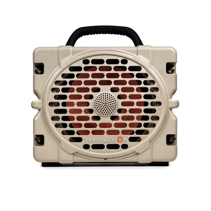 TurtleBox Grande Speaker|Gray|Tan|White